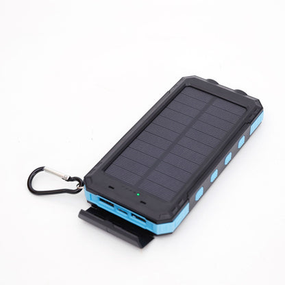 Waterproof Solar Charging Power Bank With Compass and LED Light - Expressify