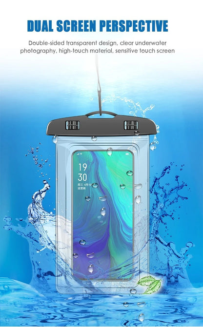 Multi-Color Waterproof Phone Pouch With Dual Screen Perspective - Expressify