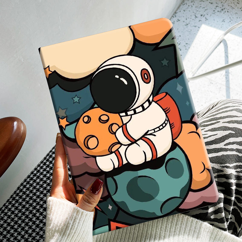 Leather Cartoon iPad Case - Expressify