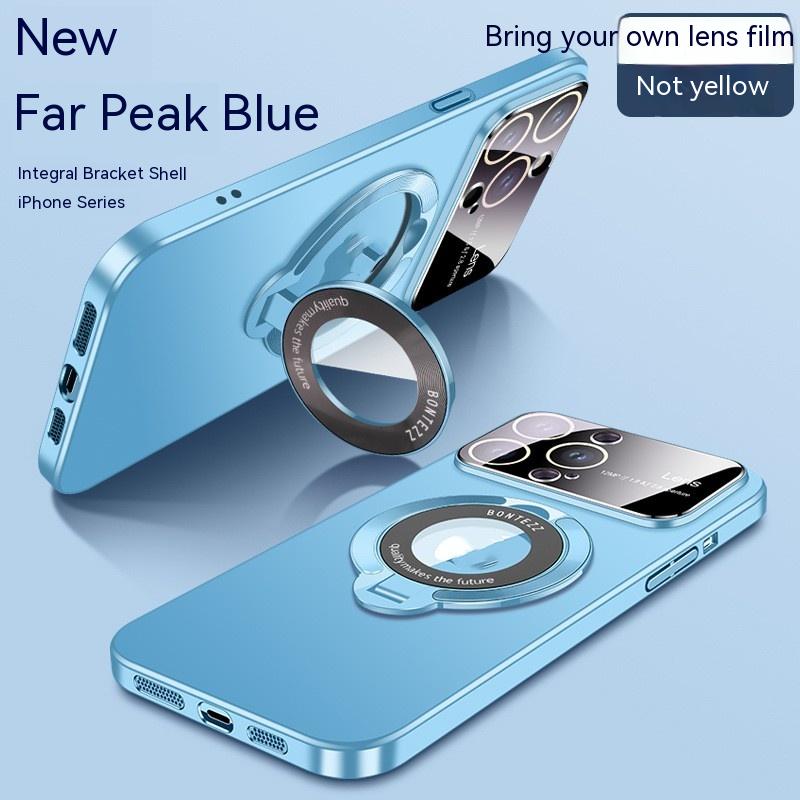 Magnetic Ring Transparent Bracket iPhone Case - Expressify