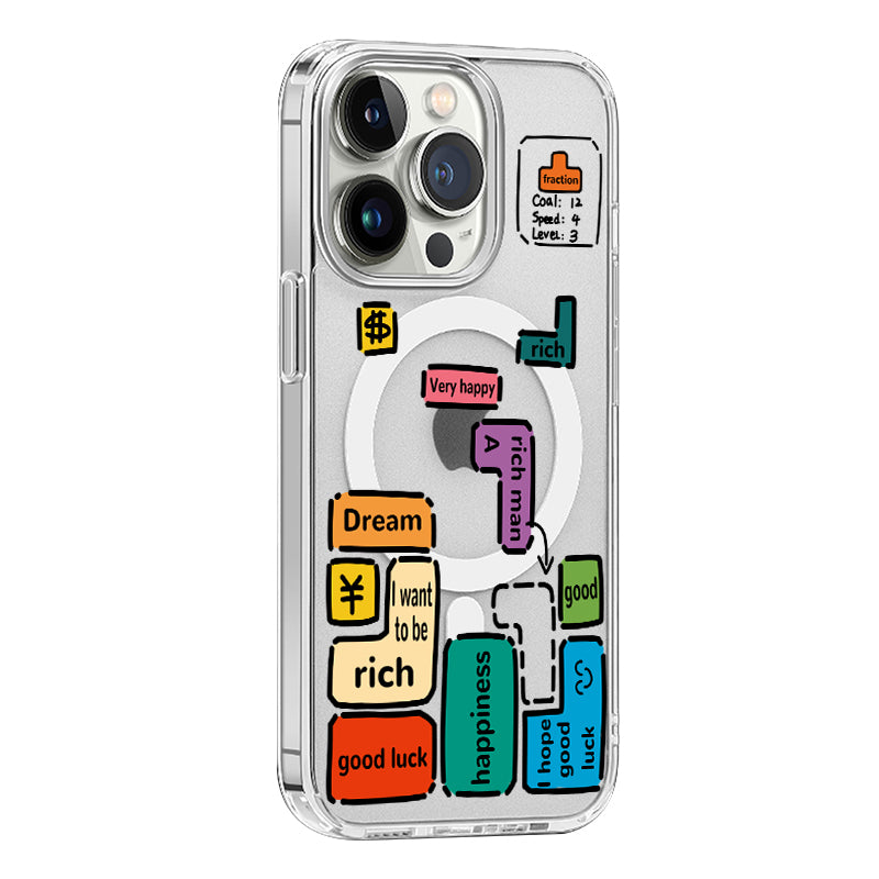 Cartoon Style Magnetic Magsafe iPhone Case - Expressify