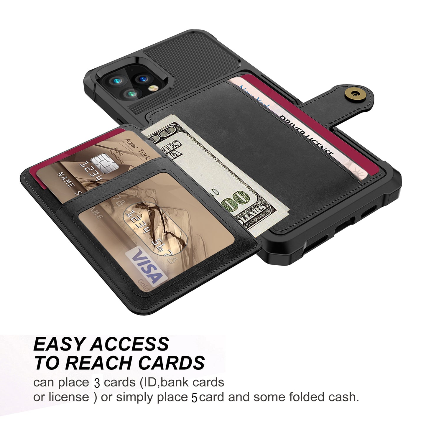 Magnet Wallet Case For iPhone - Expressify