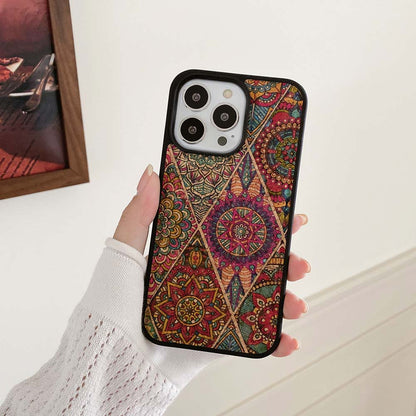 Leather Ethnic Pattern Case For iPhone - Expressify