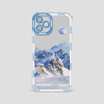 Snow Mountain Transparent Case For iPhone - Expressify