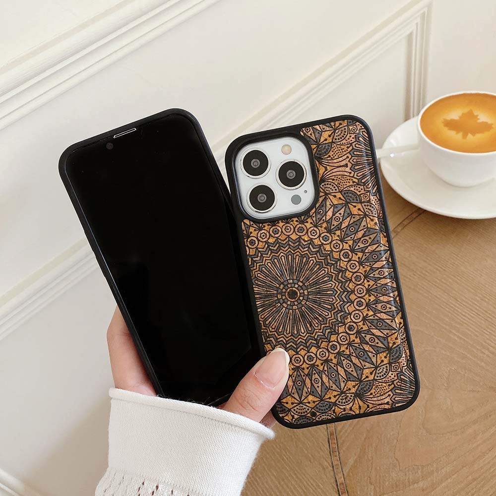 Leather Ethnic Pattern Case For iPhone - Expressify