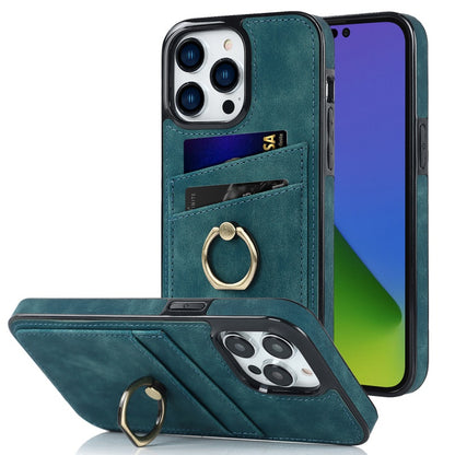 Leather Wallet Case With Holder For iPhone - Expressify