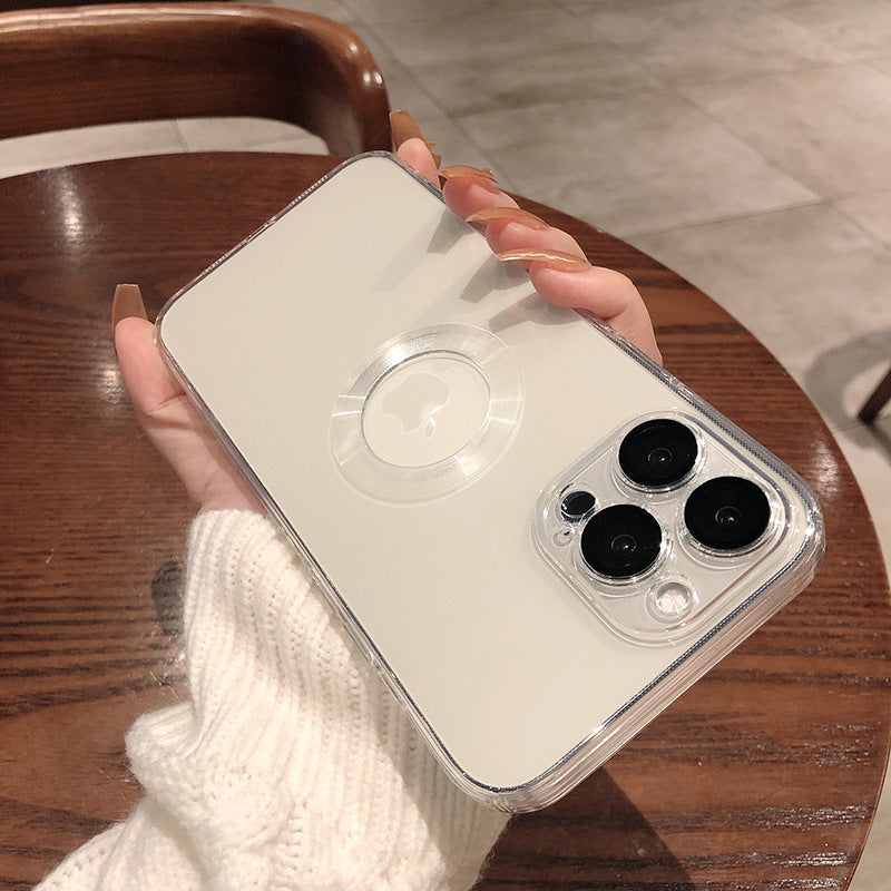 Wireless Charging Electroplating Integrated With Lens Protector iPhone Case - Expressify