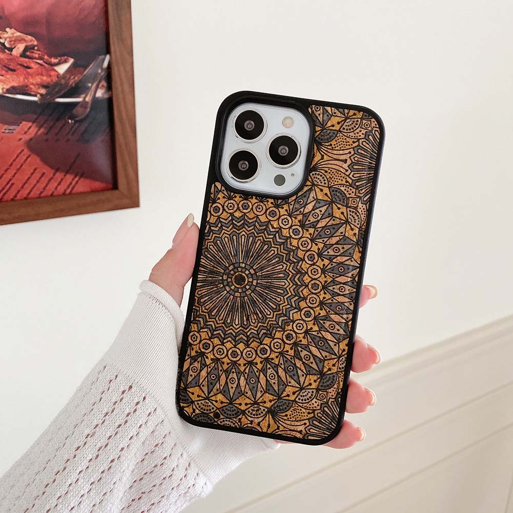 Leather Ethnic Pattern Case For iPhone - Expressify